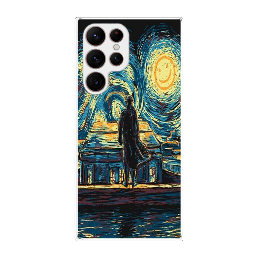 Sherlock Starry Night Galaxy S22 Ultra 5G Case