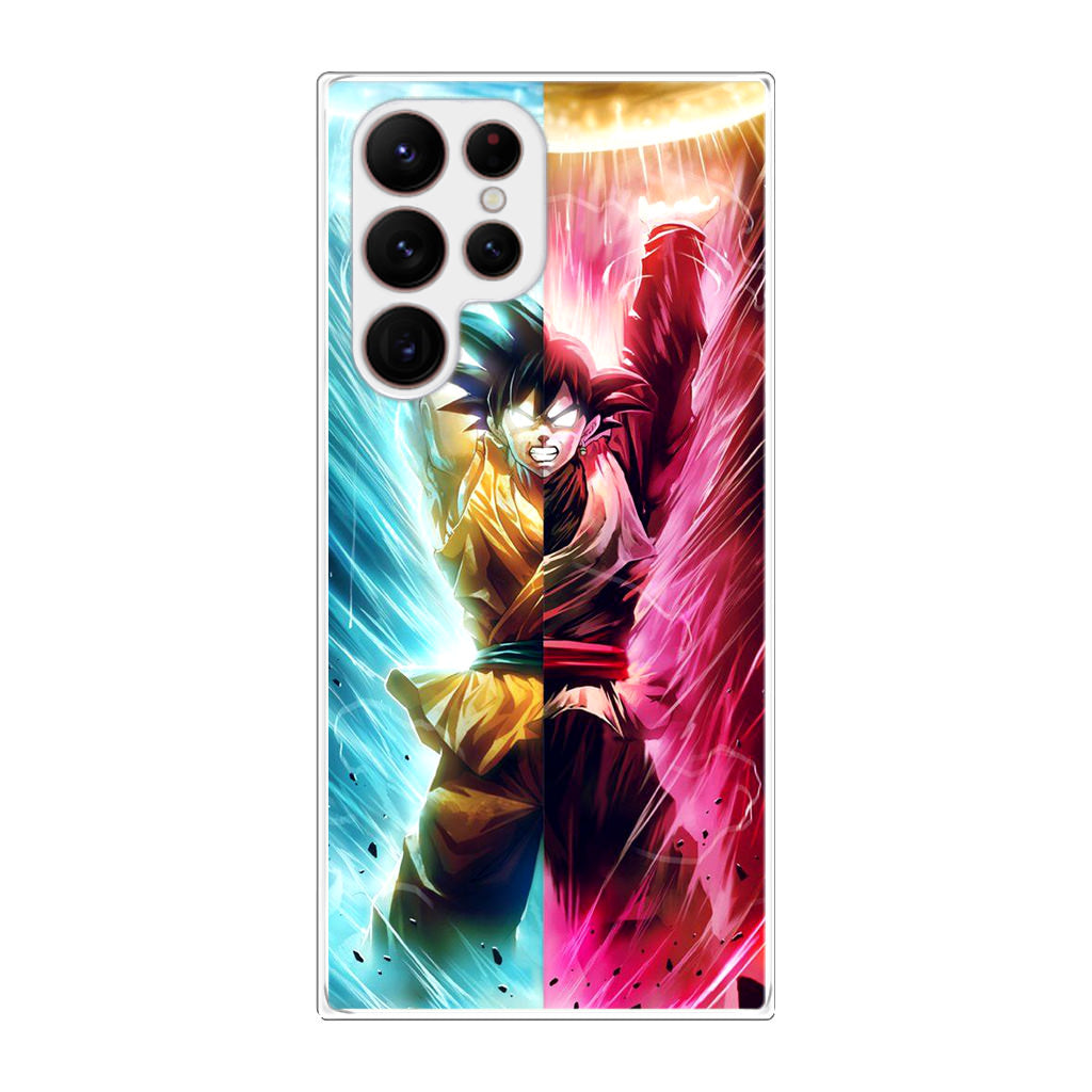 Spirit Bomb Split Goku Dragon Ball Galaxy S22 Ultra 5G Case