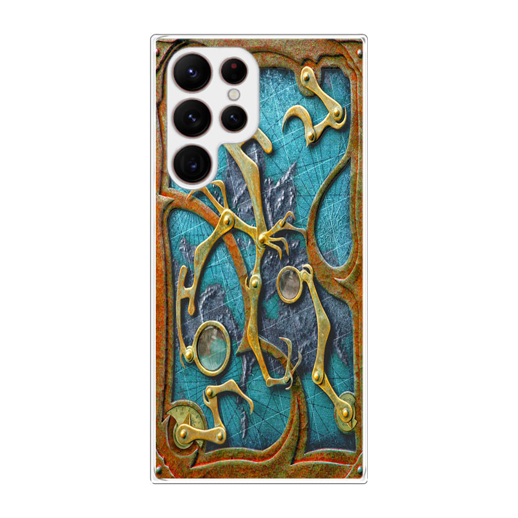 Steampunk Book Cover Galaxy S22 Ultra 5G Case