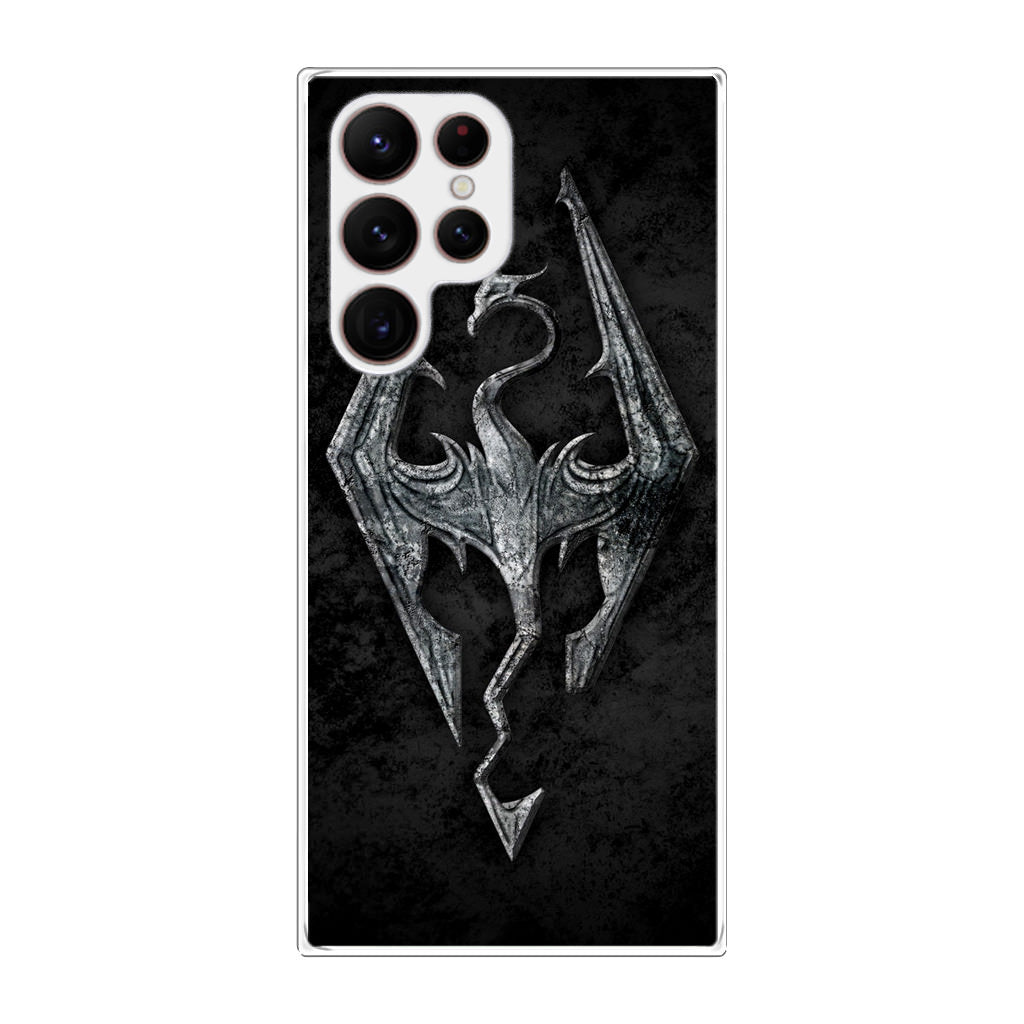 The Elder Scrolls V Skyrim Logo Galaxy S22 Ultra 5G Case