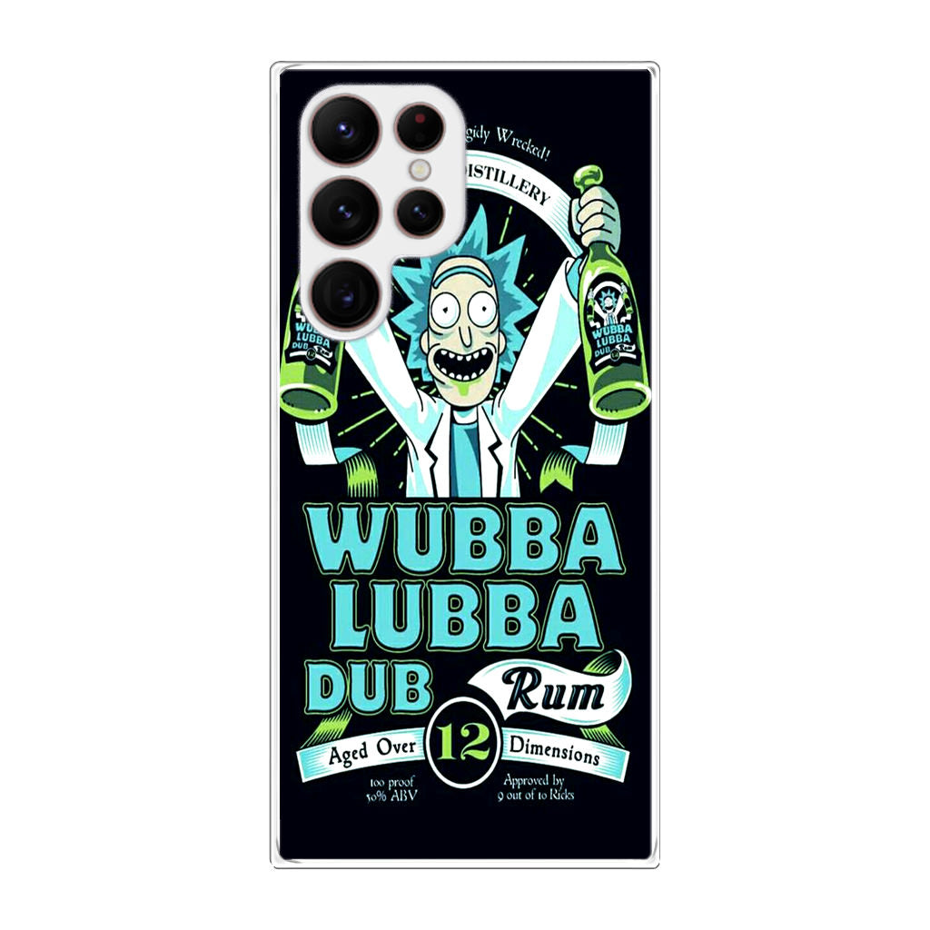 Wubba Lubba Dub Rum Galaxy S22 Ultra 5G Case