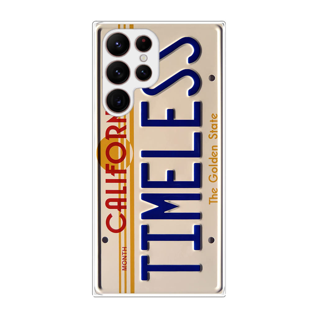 Back to the Future License Plate Timeless Galaxy S22 Ultra 5G Case