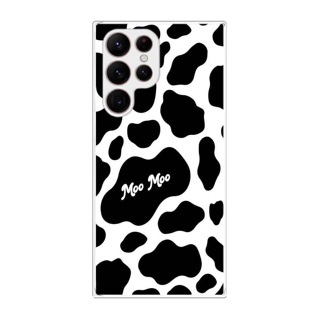 Moo Moo Pattern Galaxy S22 Ultra 5G Case