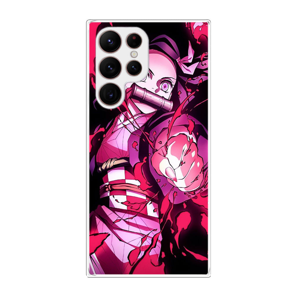 Nezuk0 Blood Demon Art Galaxy S22 Ultra 5G Case