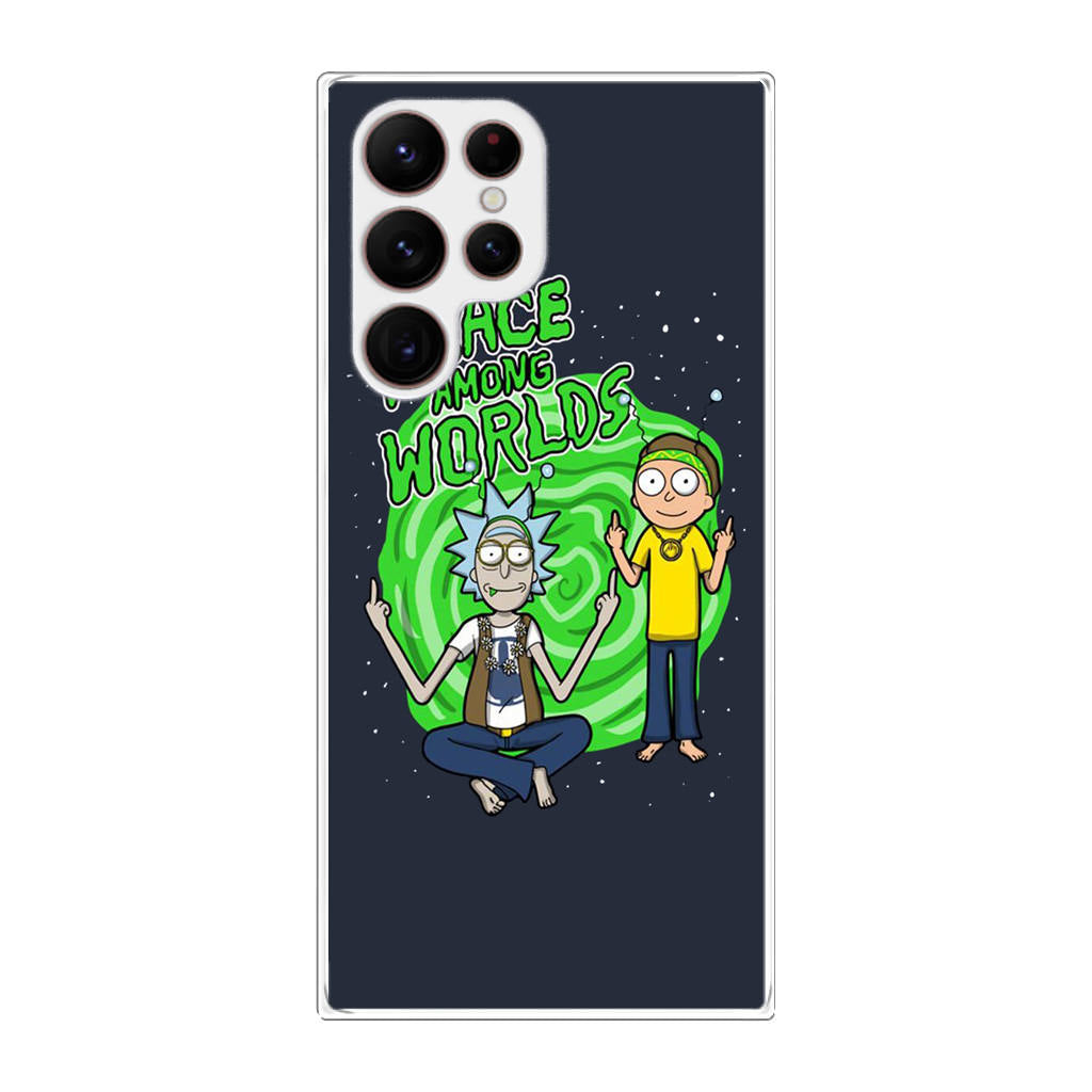 Rick And Morty Peace Among Worlds Galaxy S22 Ultra 5G Case