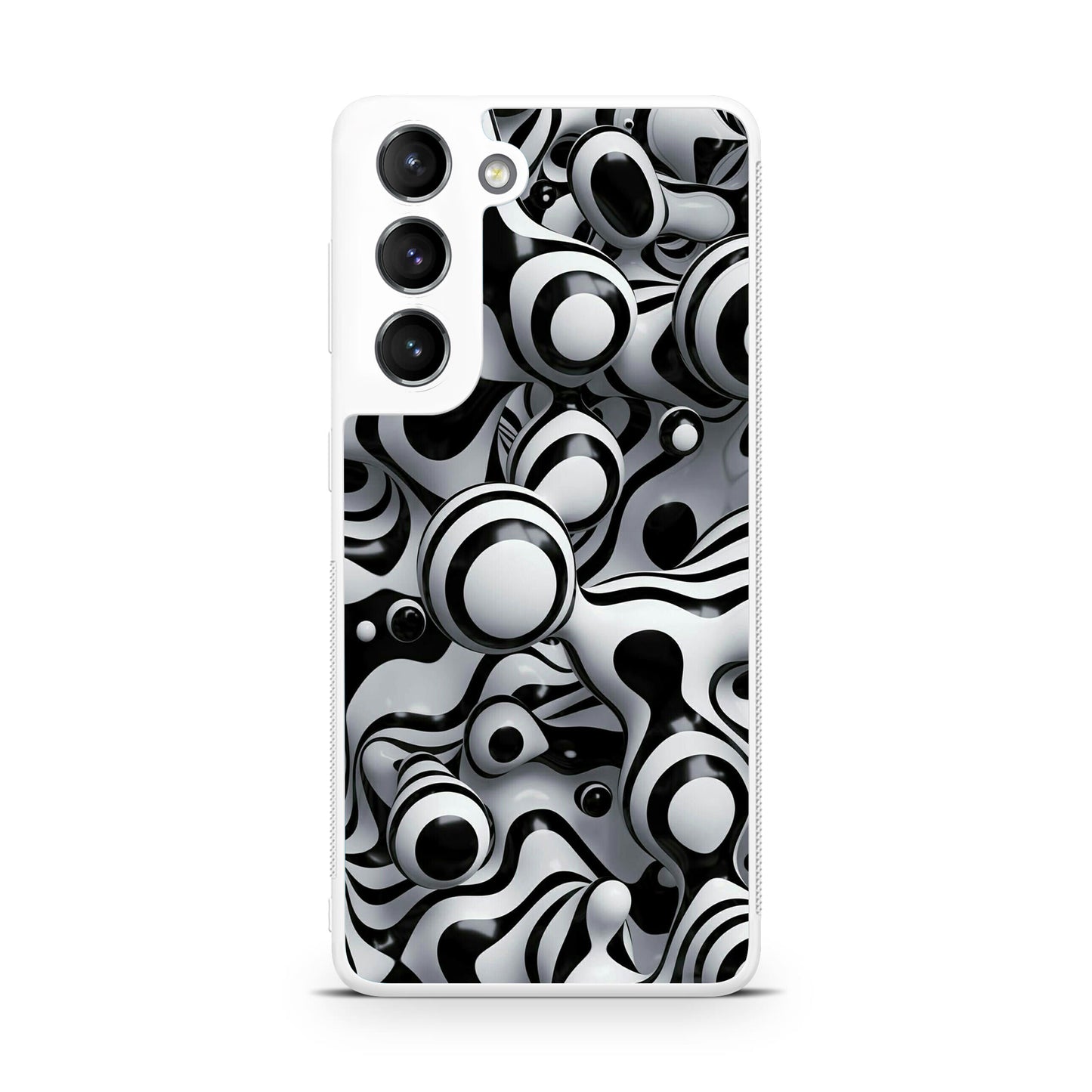 Abstract Art Black White Galaxy S22 / S22 Plus Case