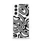 Abstract Black and White Background Galaxy S22 / S22 Plus Case