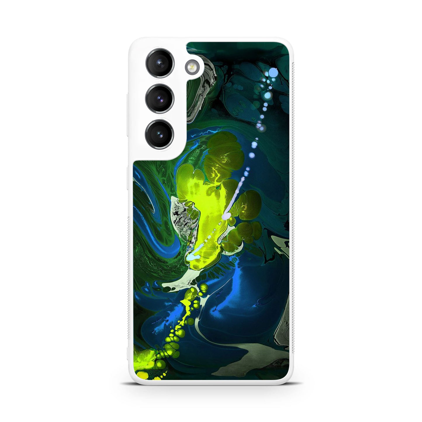 Abstract Green Blue Art Galaxy S22 / S22 Plus Case