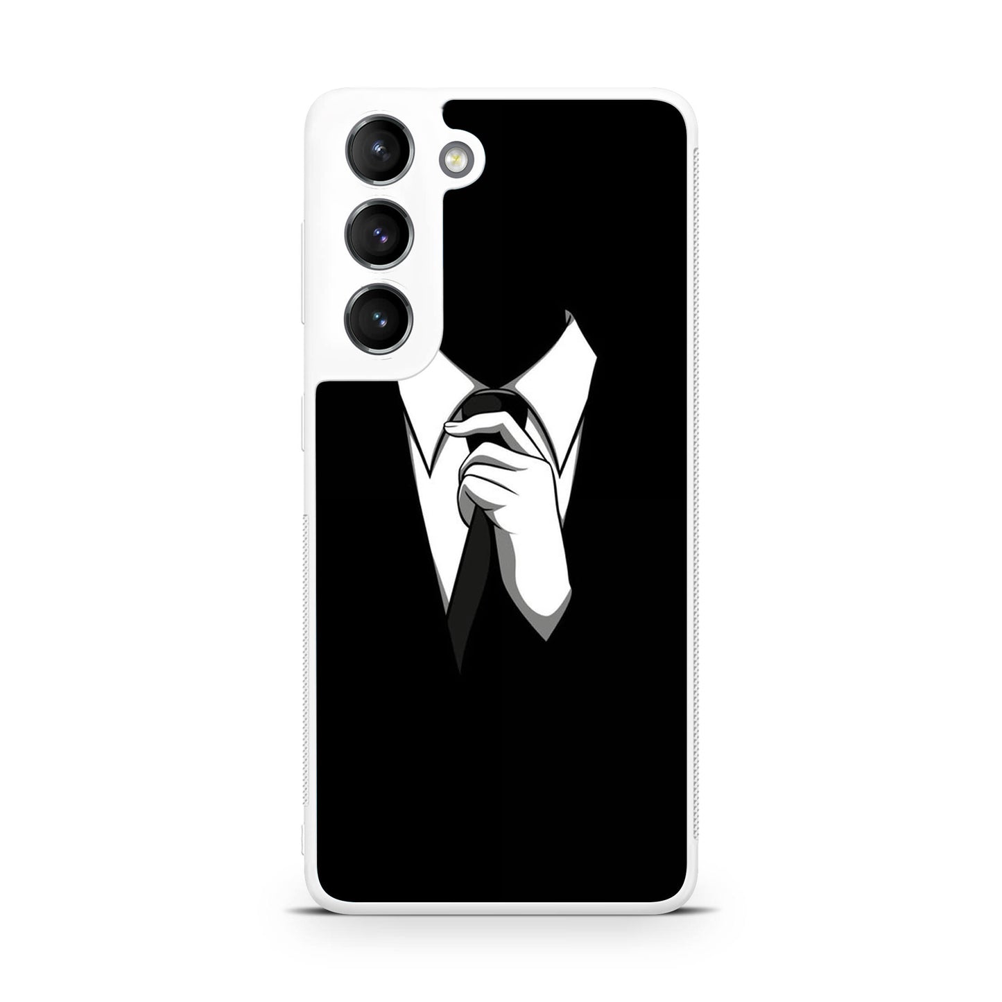 Anonymous Black White Tie Galaxy S22 / S22 Plus Case