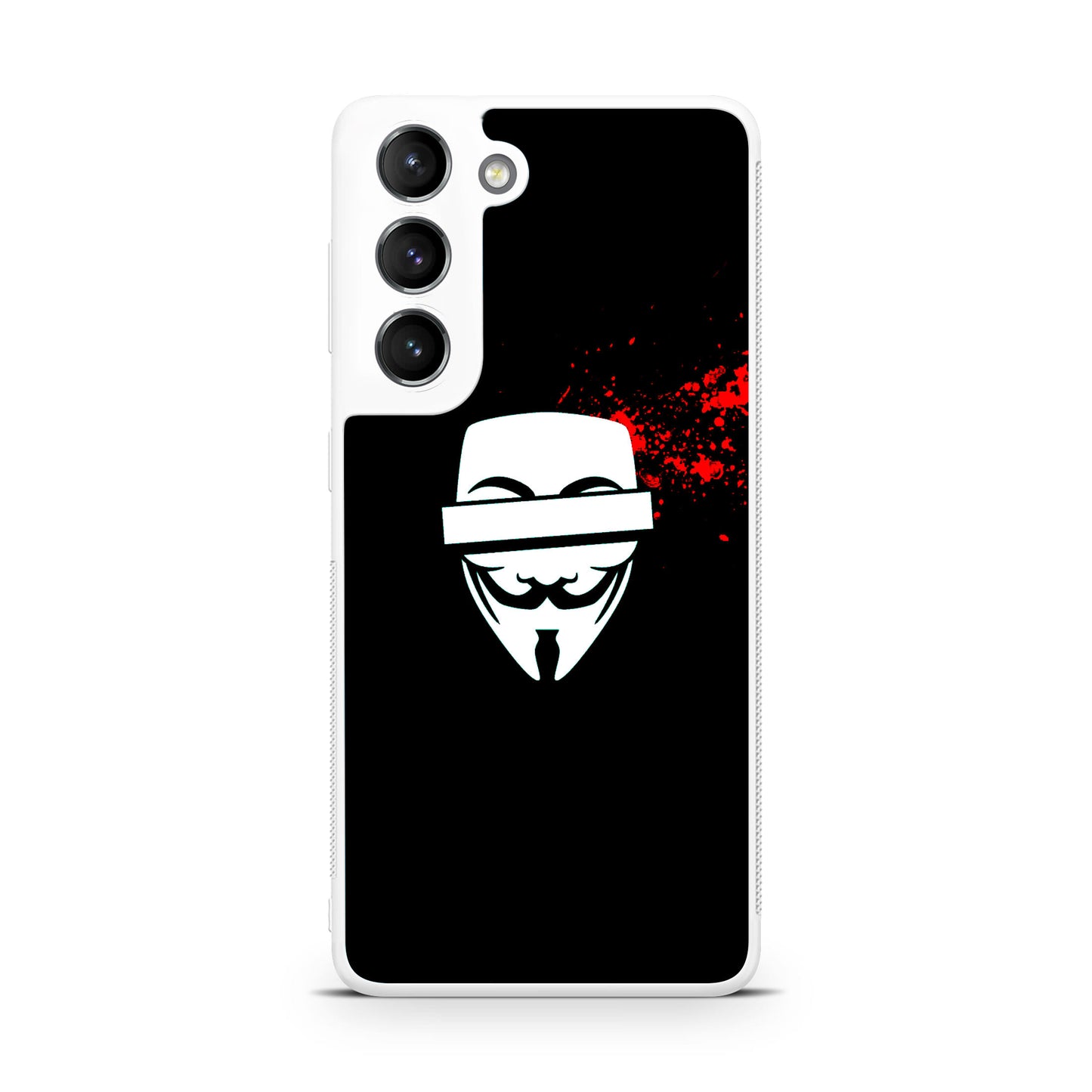 Anonymous Blood Splashes Galaxy S22 / S22 Plus Case