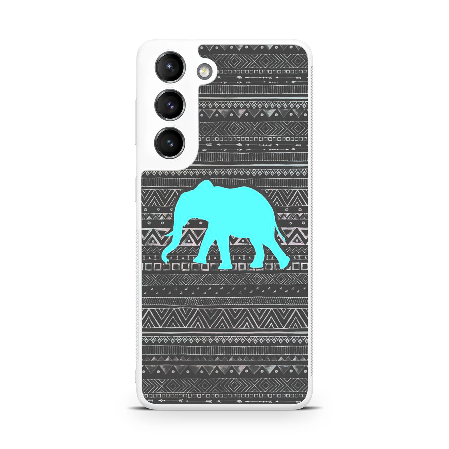 Aztec Elephant Turquoise Galaxy S22 / S22 Plus Case