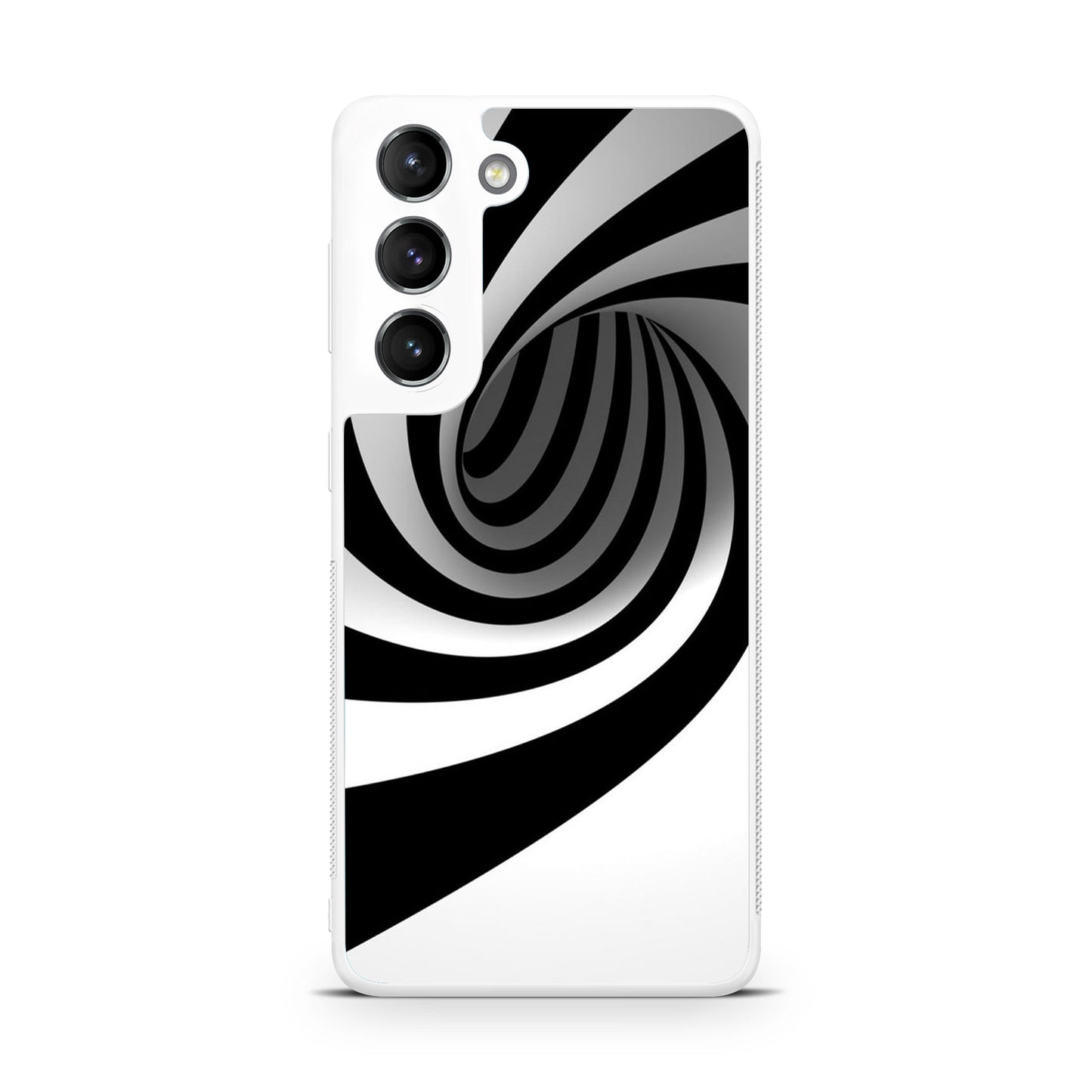 Black and White Twist Galaxy S22 / S22 Plus Case