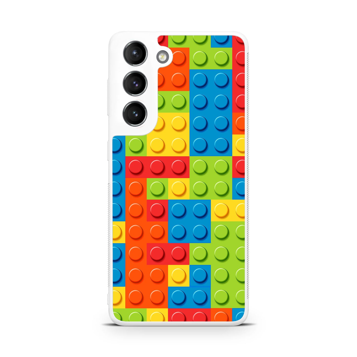 Blocks Rainbow Pattern Galaxy S22 / S22 Plus Case