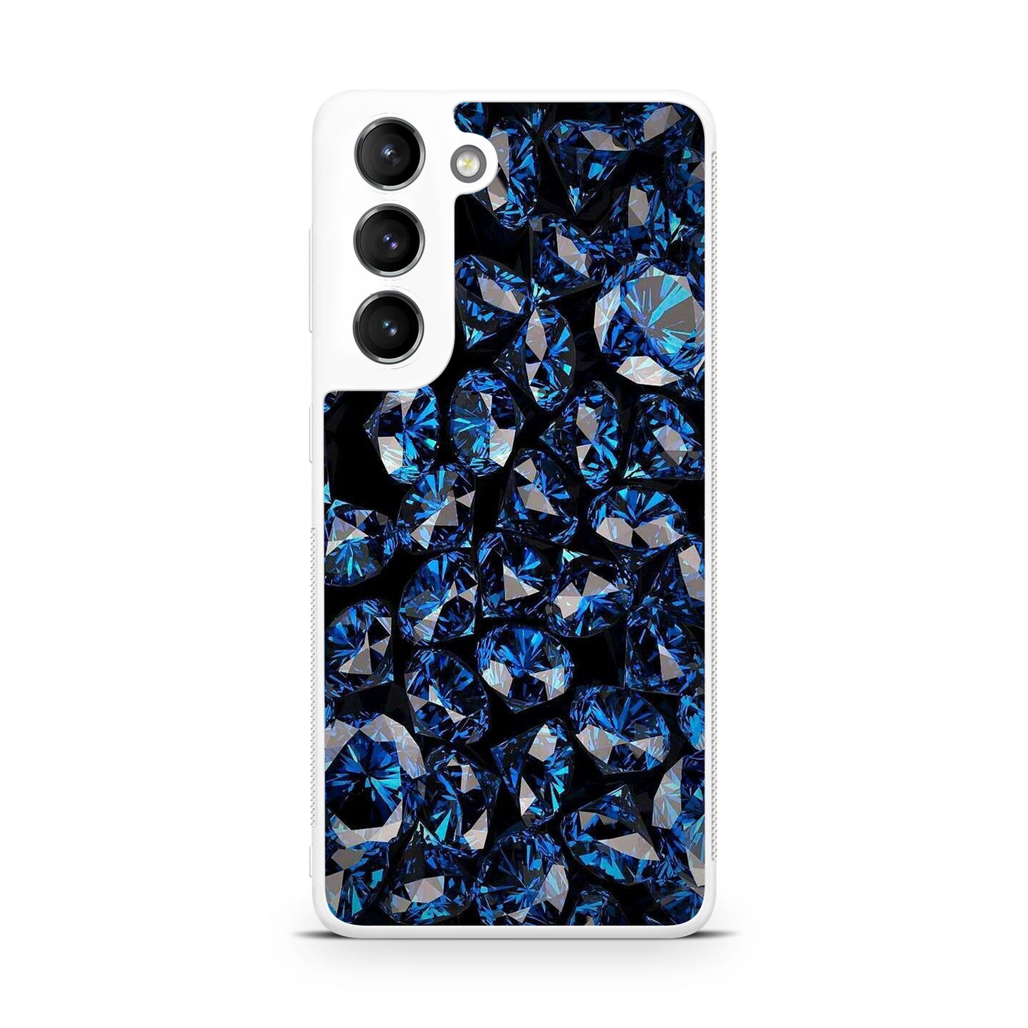 Blue Diamonds Pattern Galaxy S22 / S22 Plus Case