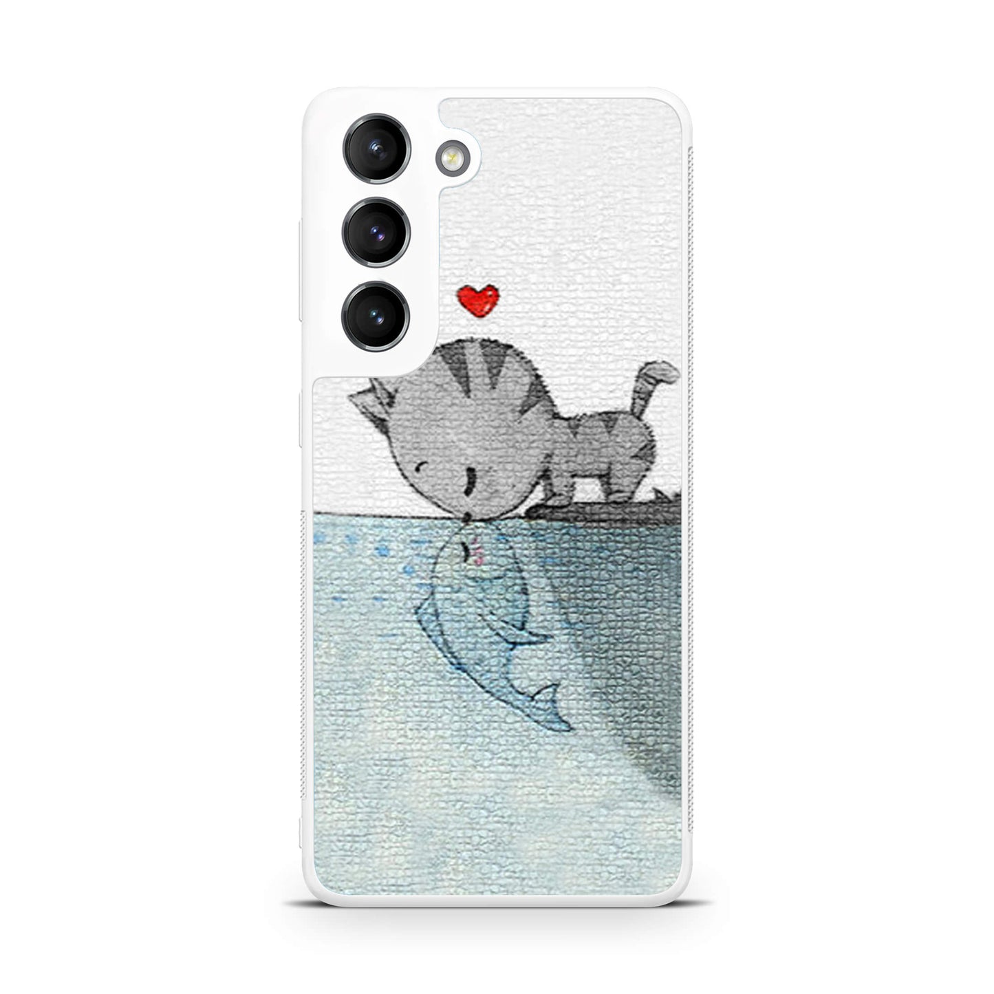 Cat Fish Kisses Galaxy S22 / S22 Plus Case