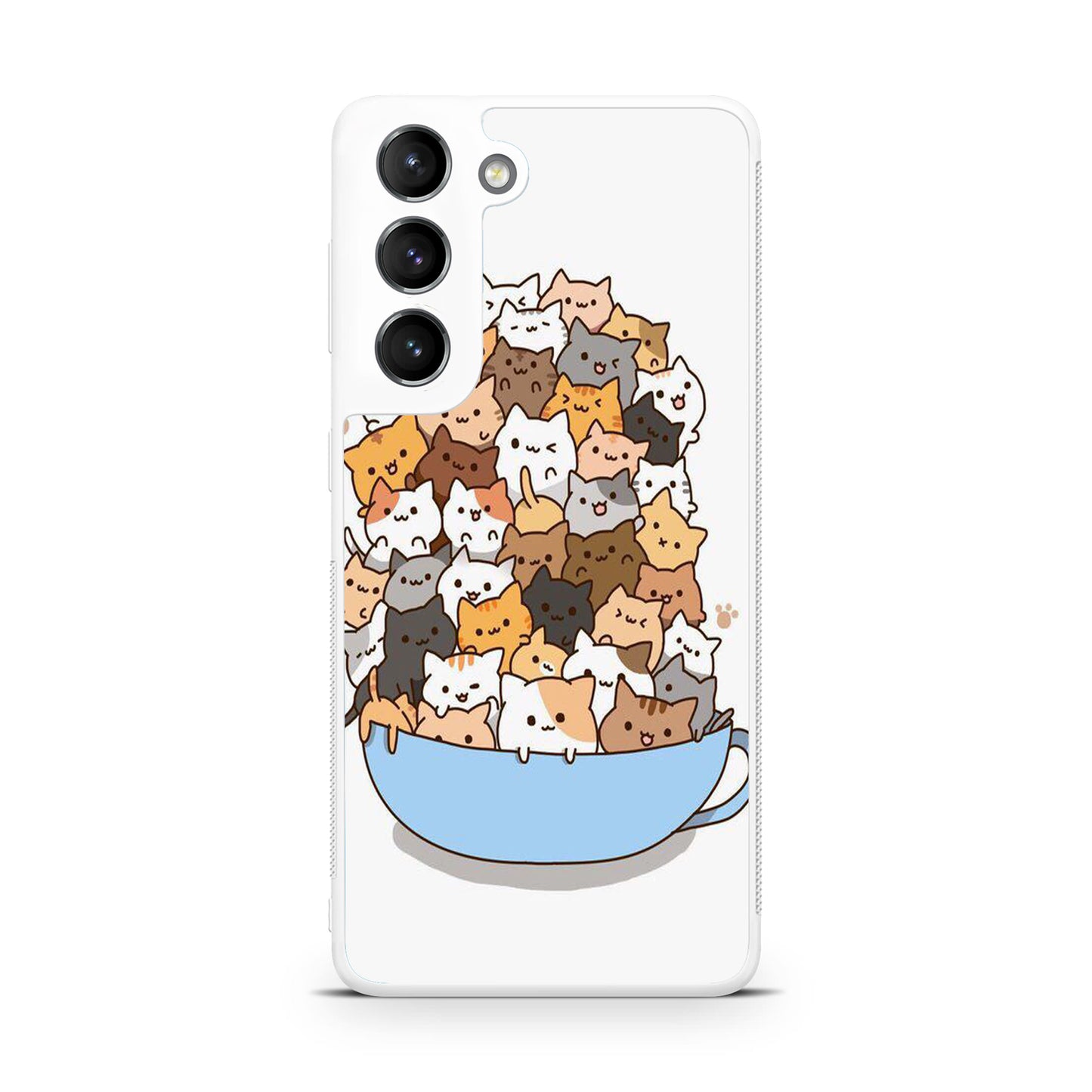 Cats on A Bowl Galaxy S22 / S22 Plus Case