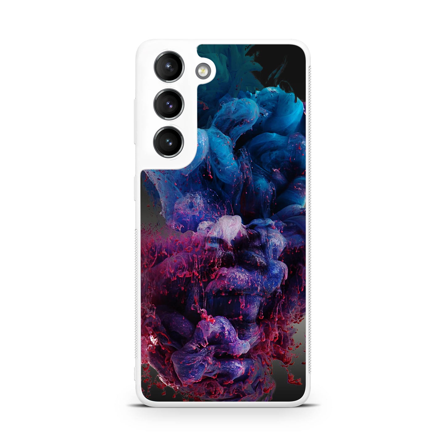 Colorful Dust Art on Black Galaxy S22 / S22 Plus Case