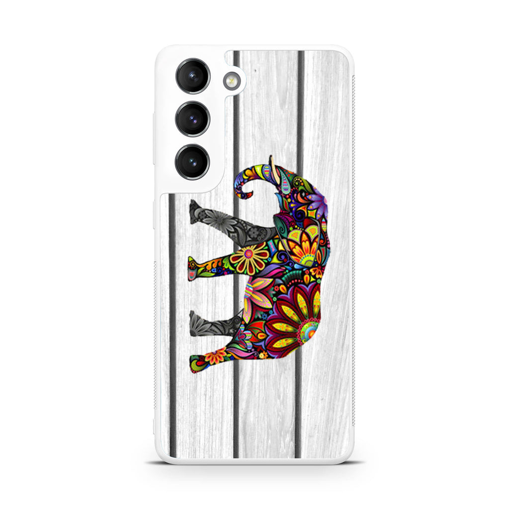 Colorful Elephant Flower Galaxy S22 / S22 Plus Case