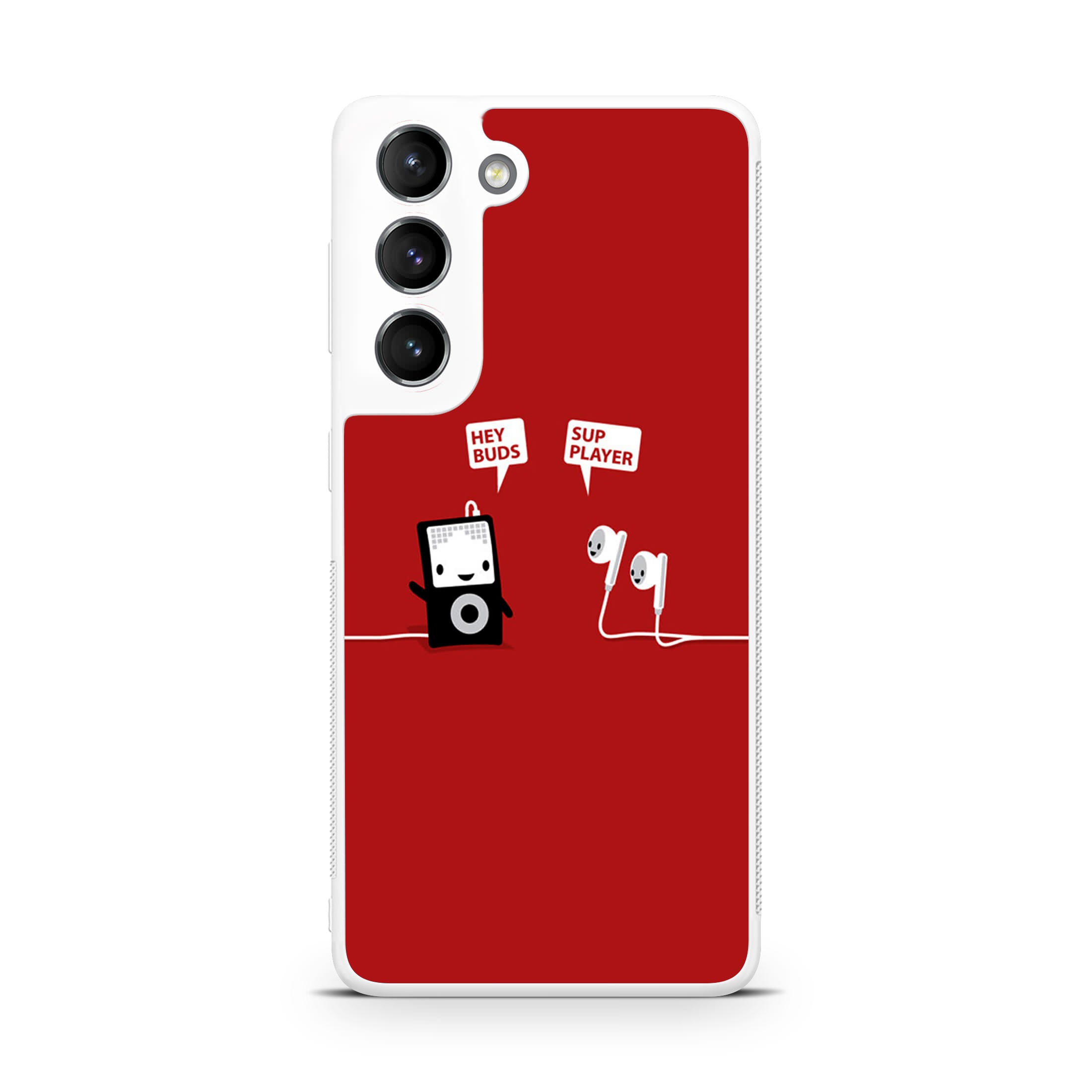 Funny Music Headphones Player Buds Galaxy S22 / S22 Plus Case