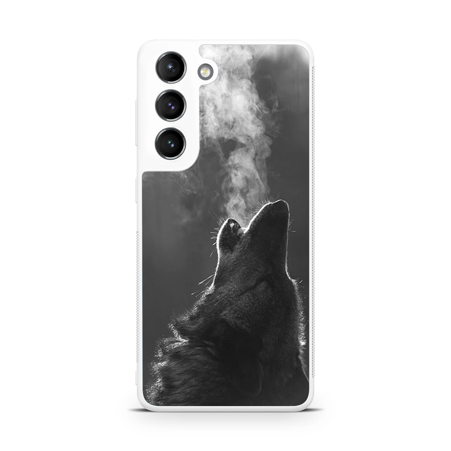 Howling Wolves Black and White Galaxy S22 / S22 Plus Case