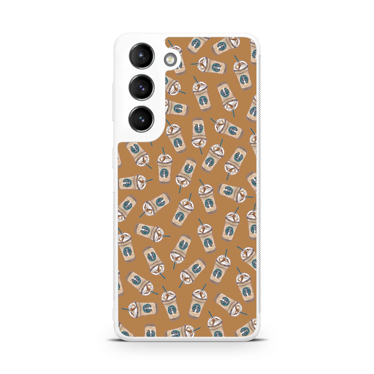 Iced Cappuccinos Lover Pattern Galaxy S22 / S22 Plus Case