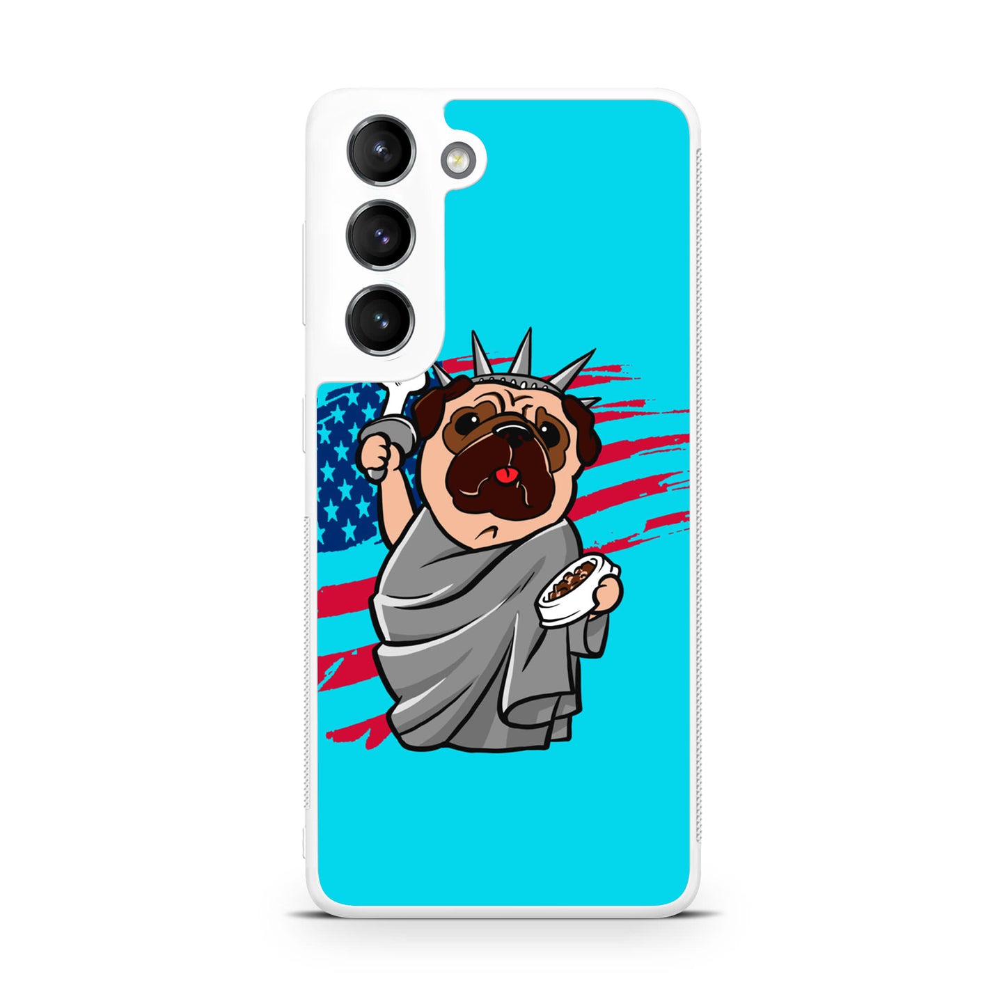 Independence Day Pug Galaxy S22 / S22 Plus Case