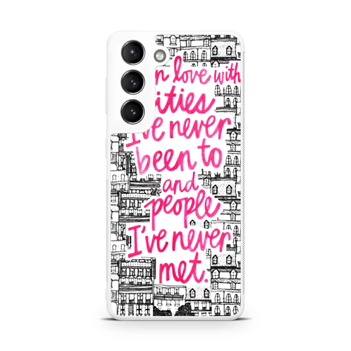 John Green Quotes I'm in Love With Cities Galaxy S22 / S22 Plus Case