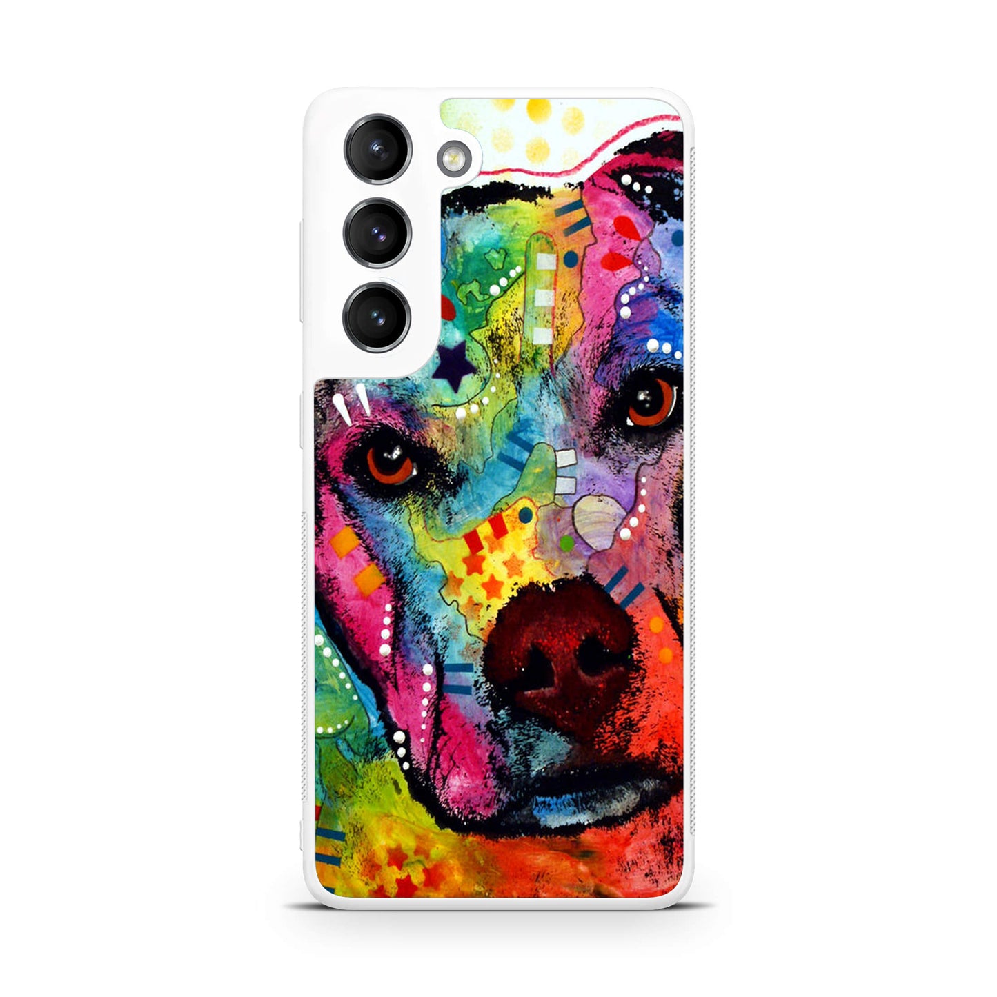 Pitbull Love Painting Galaxy S22 / S22 Plus Case