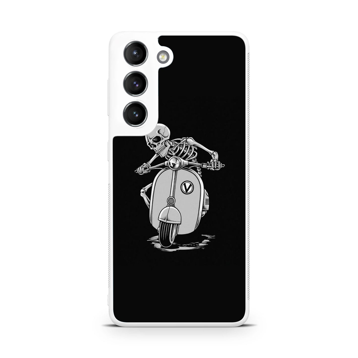 Skeleton Rides Scooter Galaxy S22 / S22 Plus Case