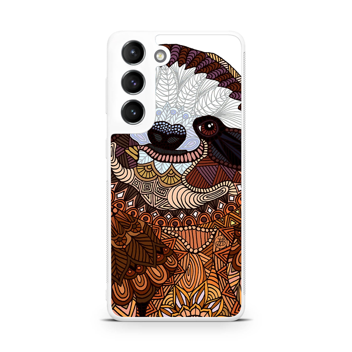 Sloth Ethnic Pattern Galaxy S22 / S22 Plus Case