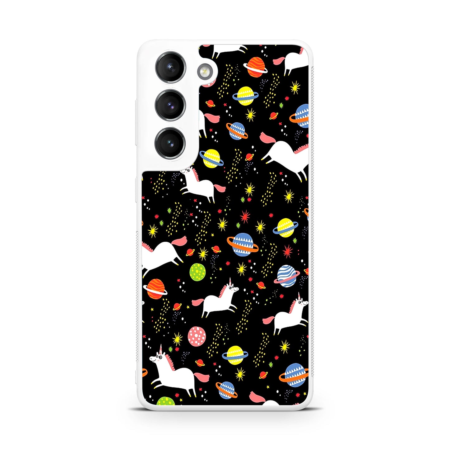 Space Unicorn Pattern Galaxy S22 / S22 Plus Case