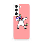 Unicorn Dabbing Pink Galaxy S22 / S22 Plus Case