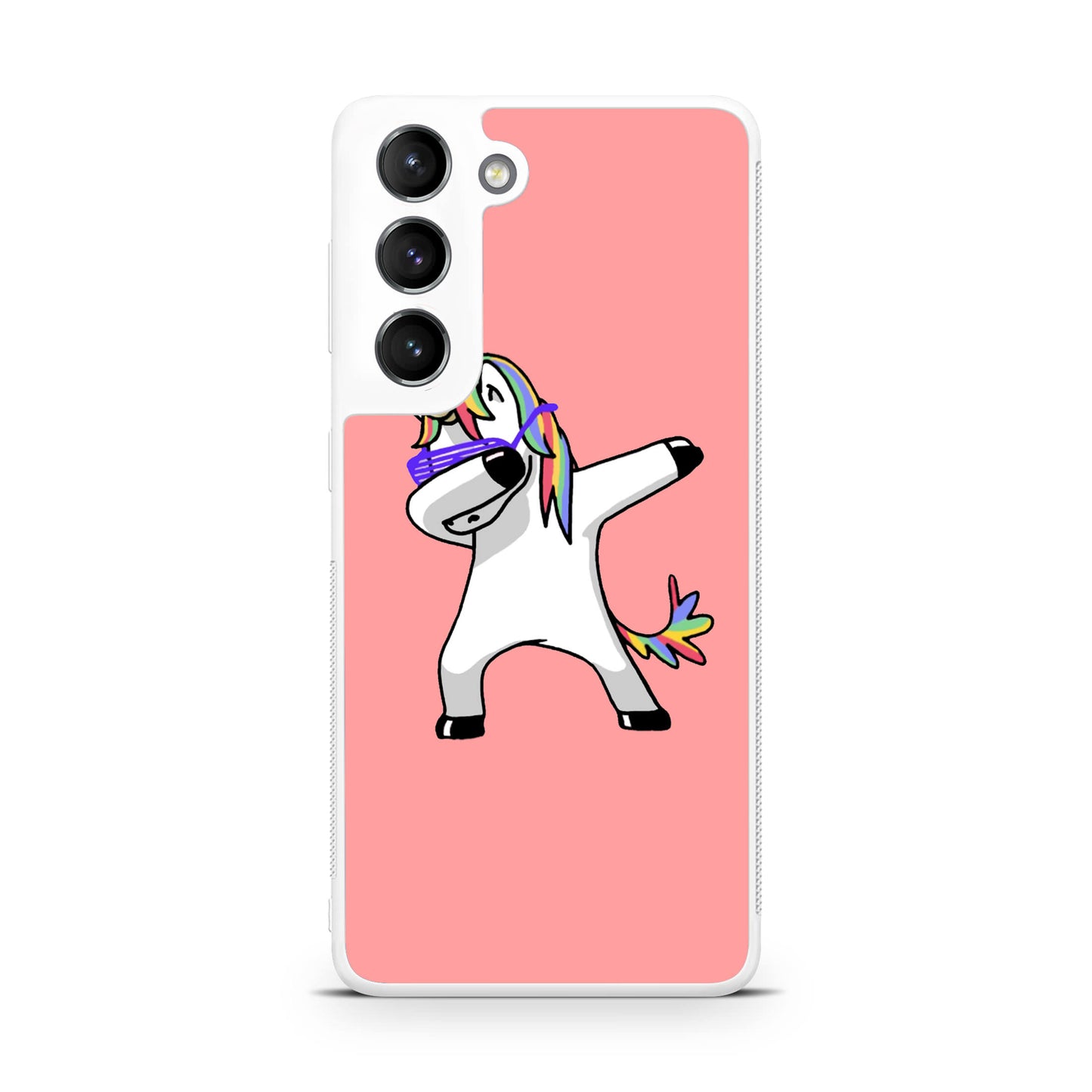 Unicorn Dabbing Pink Galaxy S22 / S22 Plus Case