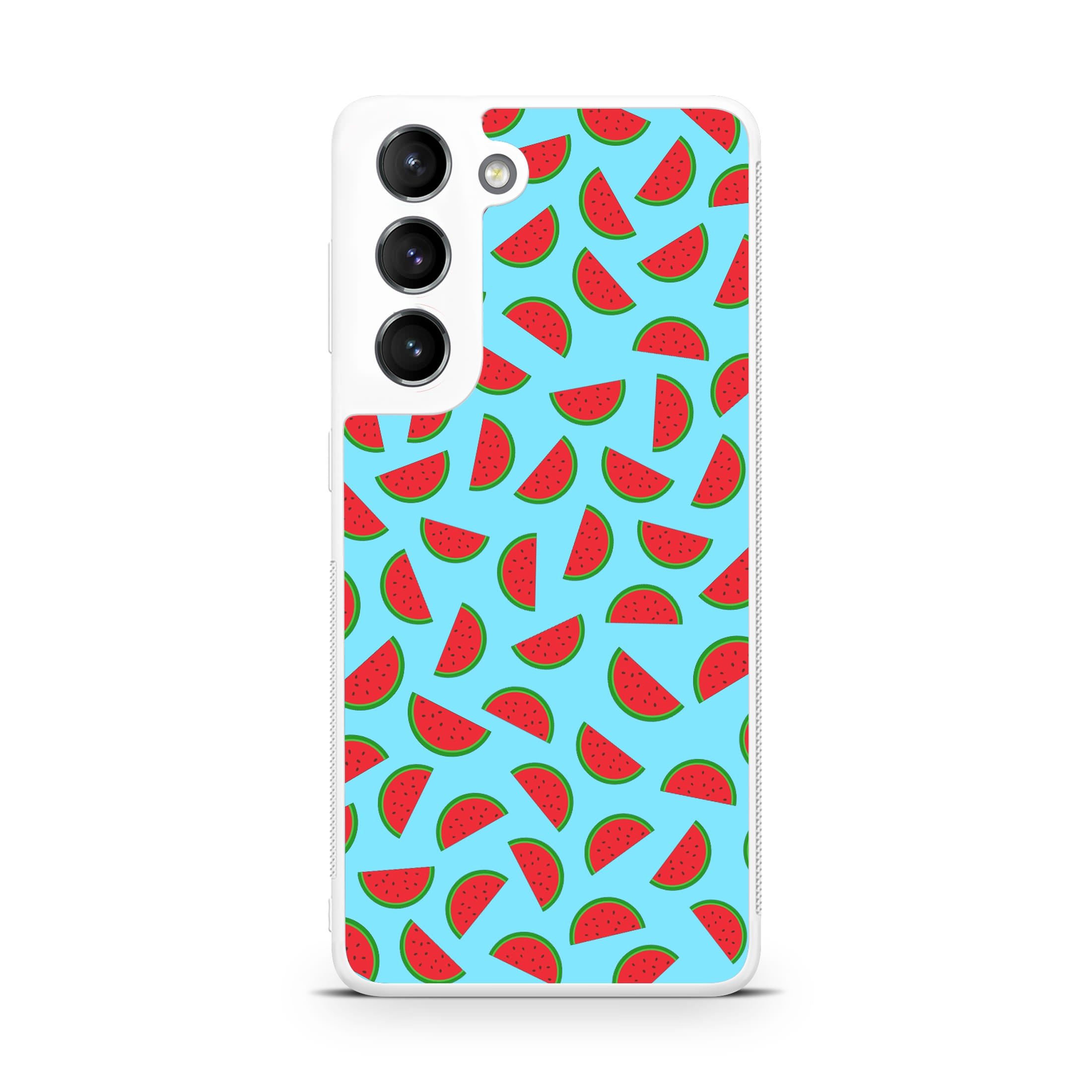 Watermelon Fruit Pattern Blue Galaxy S22 / S22 Plus Case