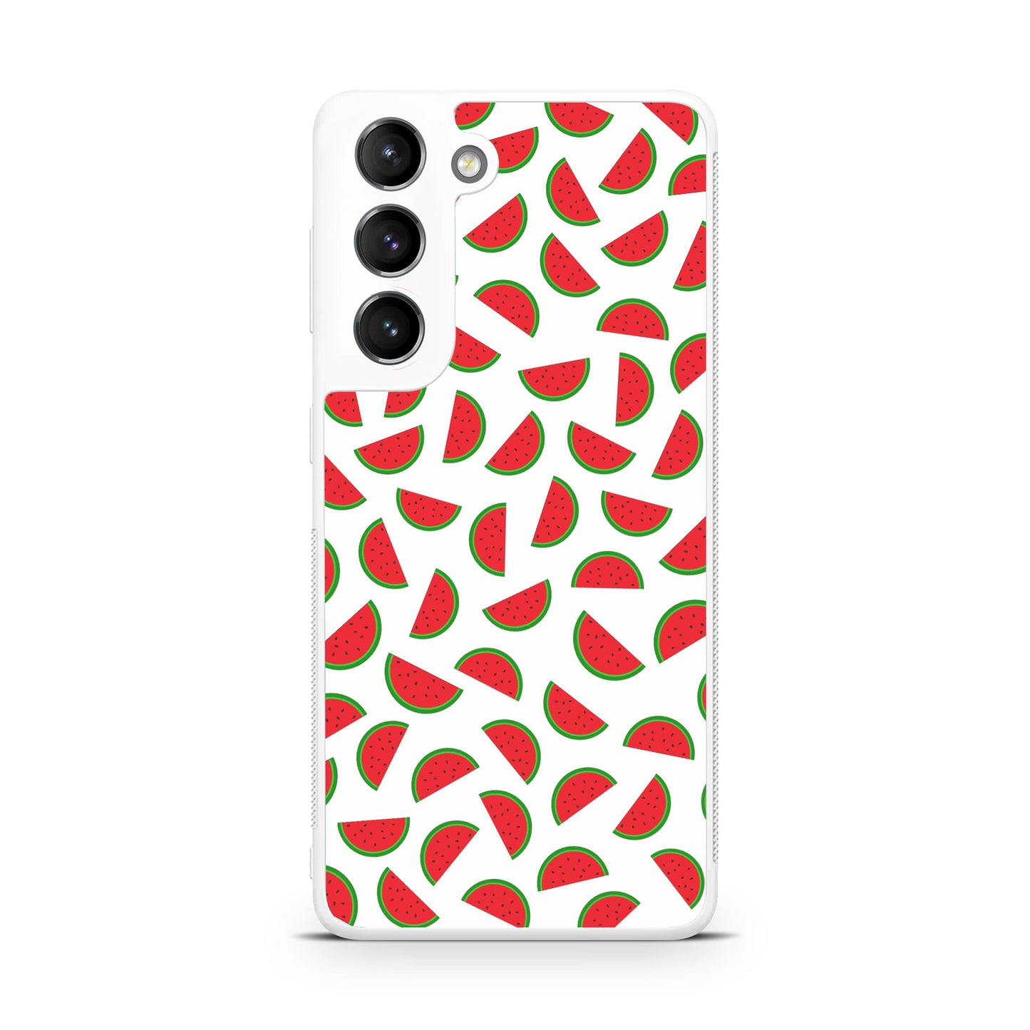 Watermelon Fruit Pattern White Galaxy S22 / S22 Plus Case