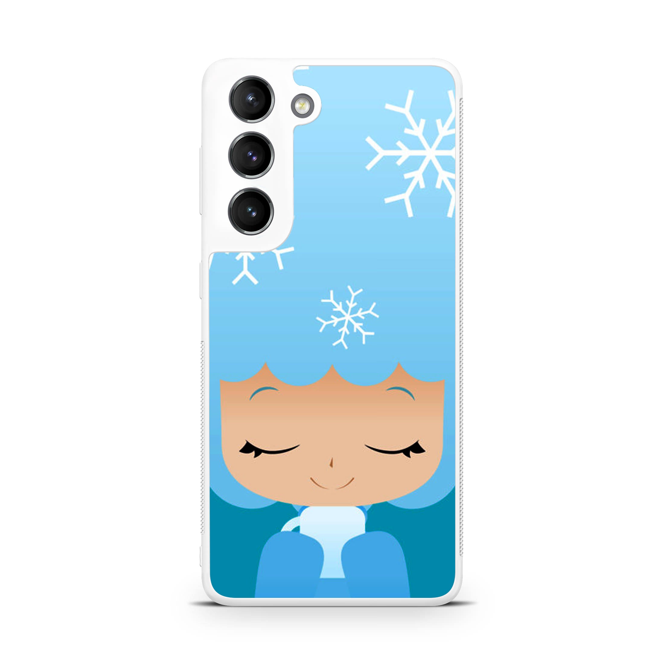 Winter Afro Girl Galaxy S22 / S22 Plus Case