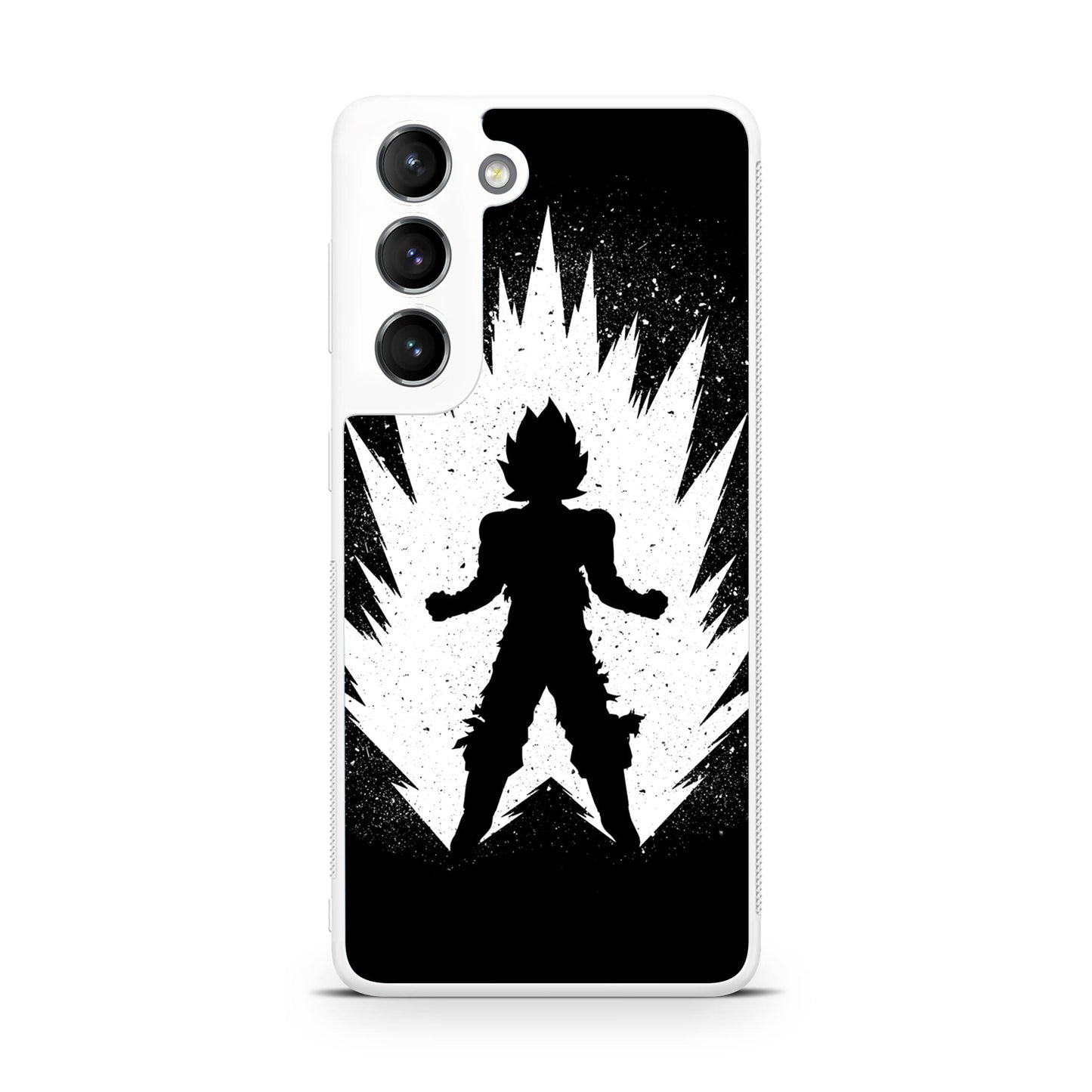 Goku Super Saiyan Black White Galaxy S22 / S22 Plus Case