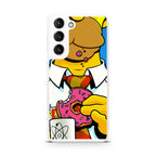 Homer Eats Donut Galaxy S22 / S22 Plus Case