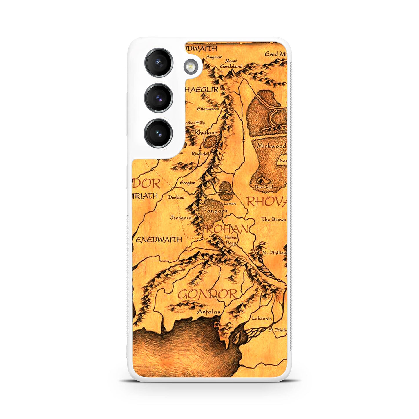 Middle Earth Map Hobbit Galaxy S22 / S22 Plus Case