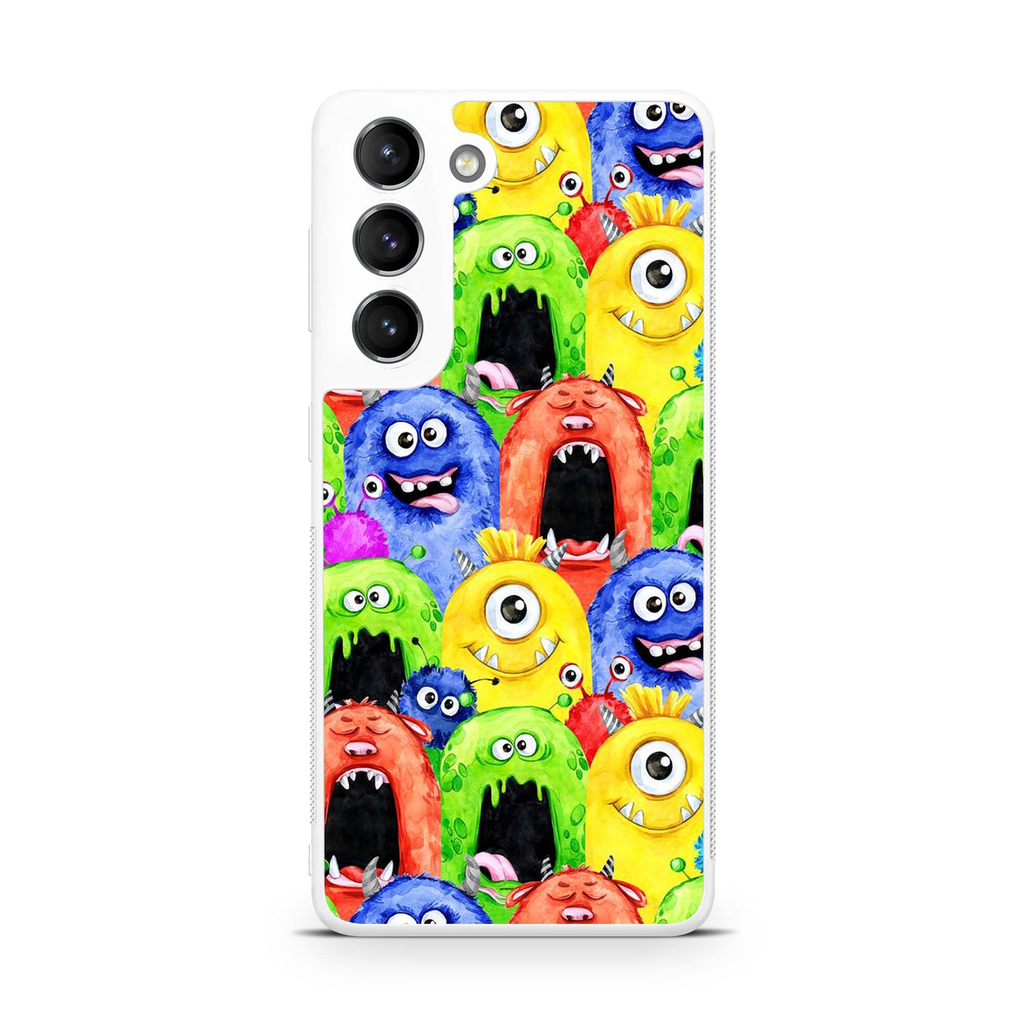 Monster Watercolor Art Galaxy S22 / S22 Plus Case