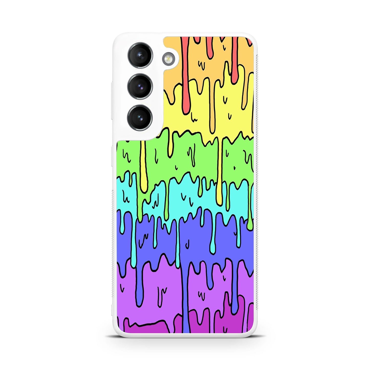 Pastel Kawaii Melting Rainbow Galaxy S22 / S22 Plus Case