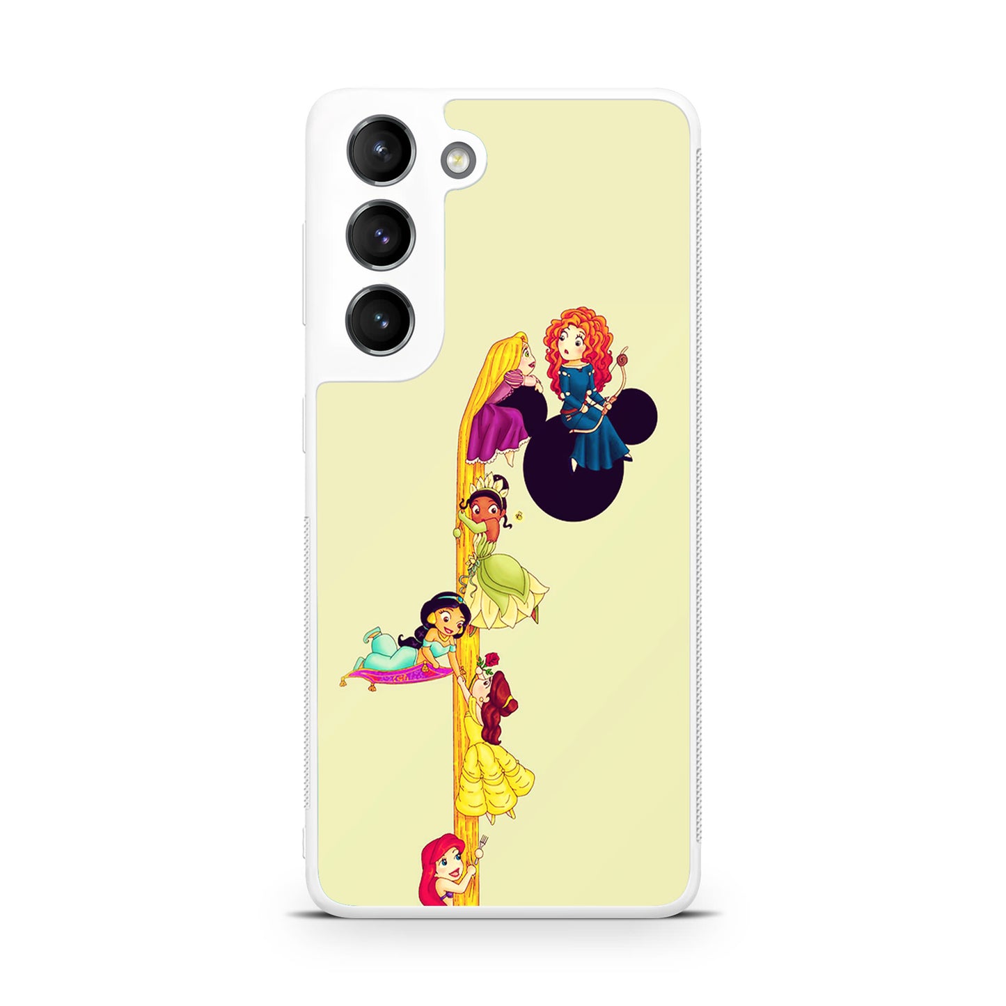 Princesses Climbing Rapunzel's Hair Galaxy S22 / S22 Plus Case