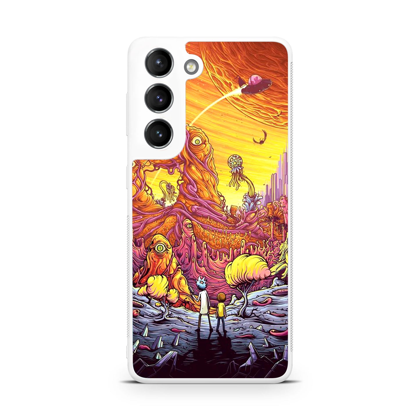 Rick And Morty Alien Planet Galaxy S22 / S22 Plus Case