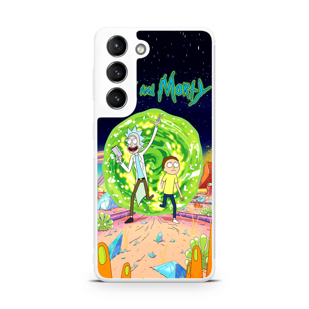 Rick And Morty Portal Gun Galaxy S22 / S22 Plus Case