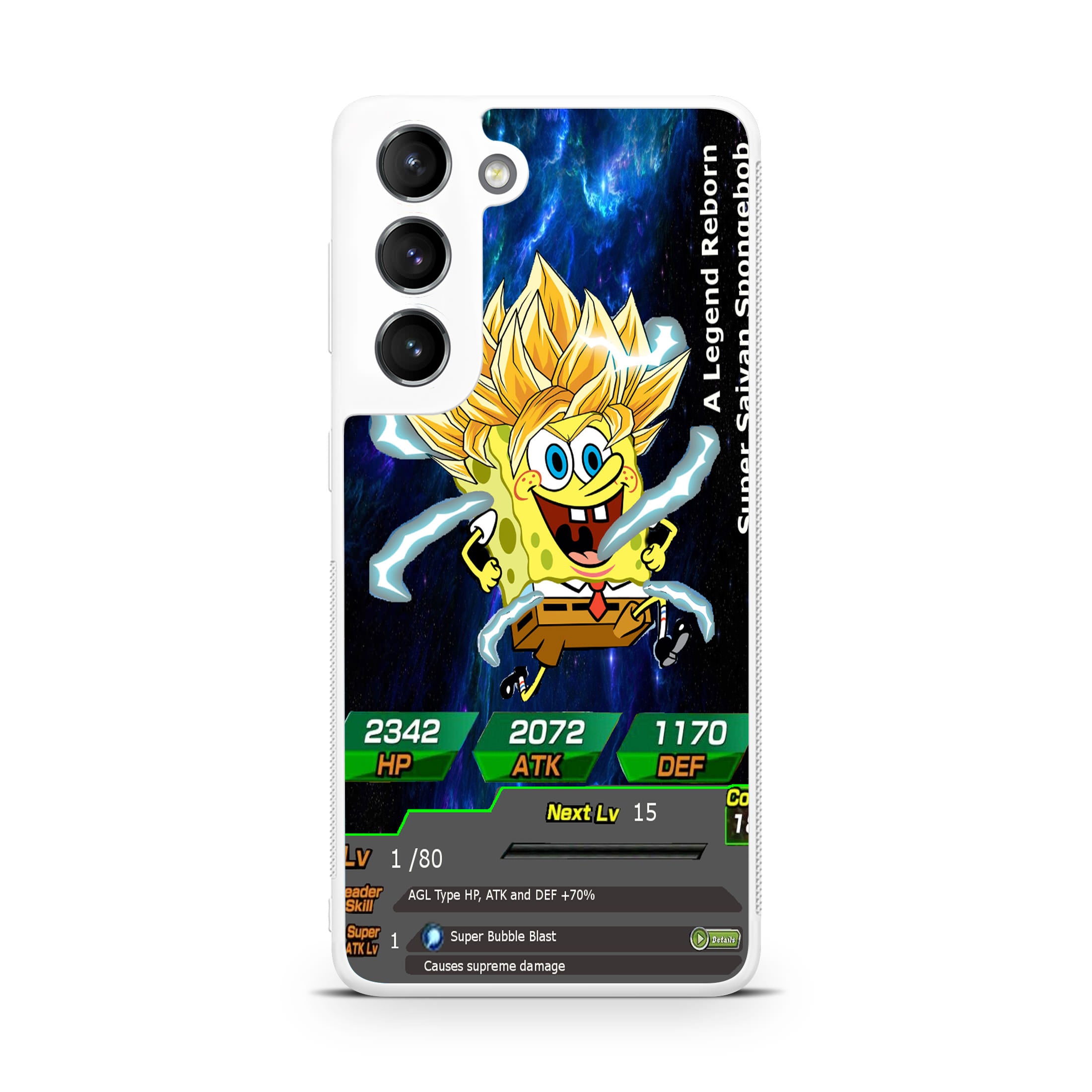 Super Saiyan Spongebob Card Galaxy S22 / S22 Plus Case