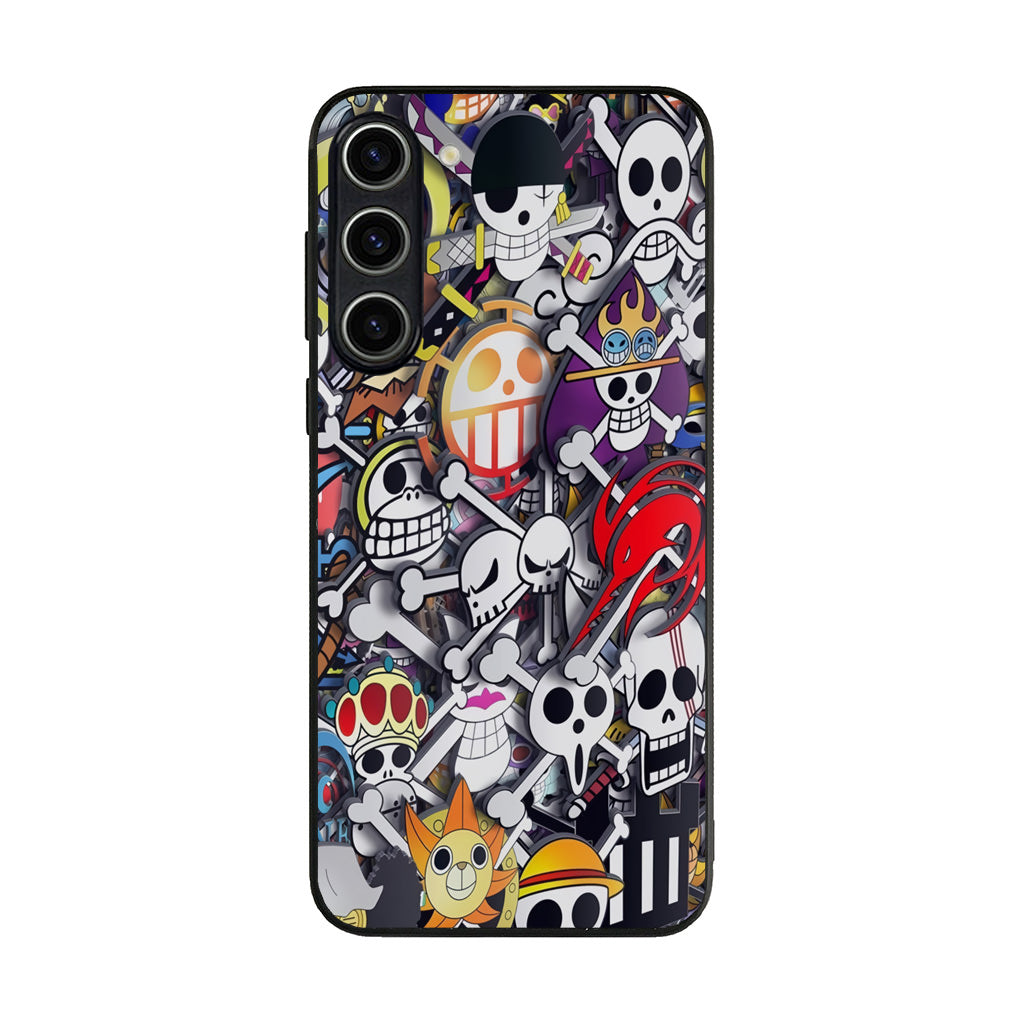 All Pirate Symbols One Piece Samsung Galaxy S23 / S23 Plus Case