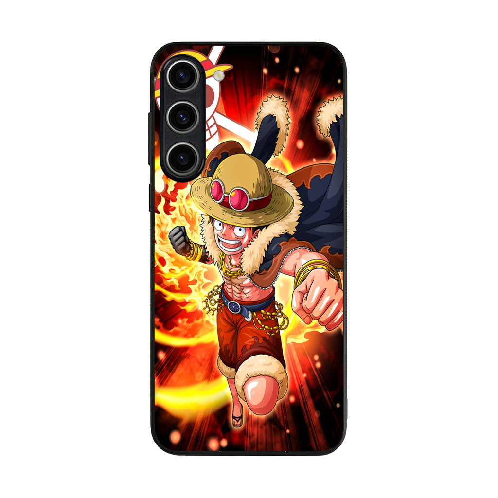 Luffy Red Hawk Punch Samsung Galaxy S23 / S23 Plus Case