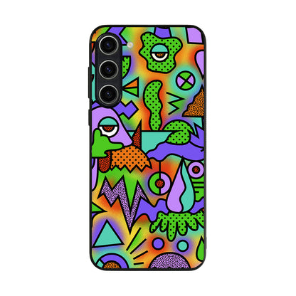 Abstract Colorful Doodle Art Samsung Galaxy S23 / S23 Plus Case