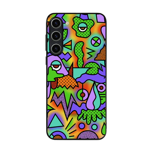 Abstract Colorful Doodle Art Samsung Galaxy S23 / S23 Plus Case