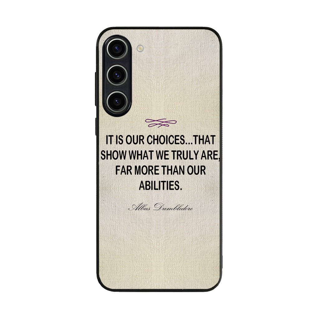 Albus Dumbledore Quote Samsung Galaxy S23 / S23 Plus Case